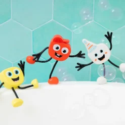 Personnage Sammy rouge et 2 cubes lumineux