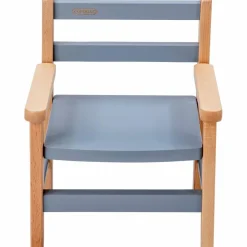 Petit fauteuil avec accoudoirs Juliette Hybride Bleu gris