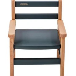 Petit fauteuil avec accoudoirs Juliette Hybride kaki