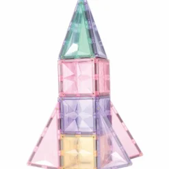 Petit kit de construction magnétiques couleur pastel (36 pièces)