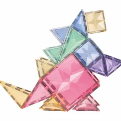 Petit kit de construction magnétiques couleur pastel (36 pièces)
