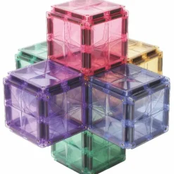 Petit kit de construction magnétiques couleur pastel (36 pièces)