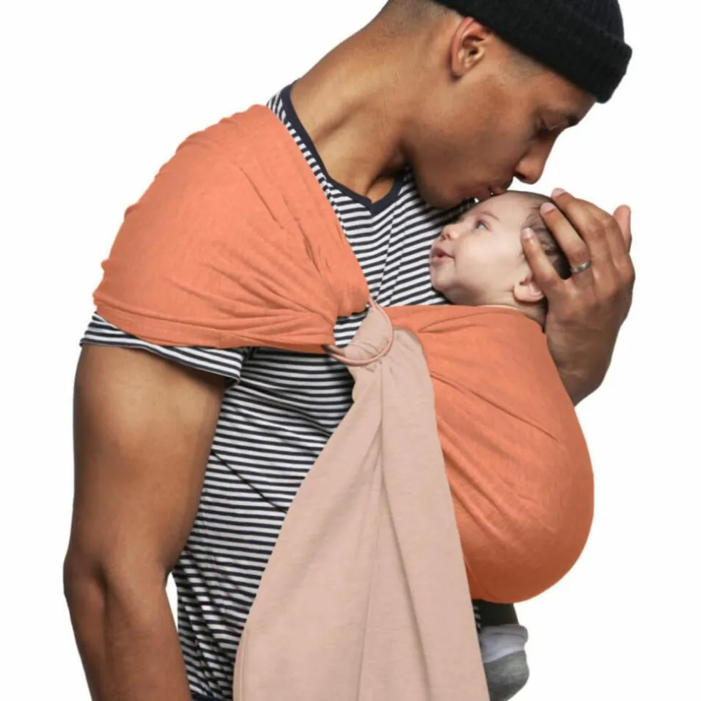 Petite écharpe Sling sans nœud Nude Caramel