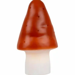 Petite lampe veilleuse champignon Brique Rouge