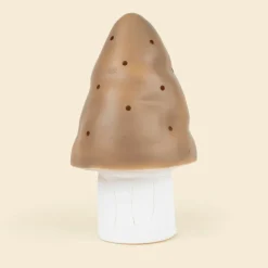 Petite lampe veilleuse champignon Chocolat