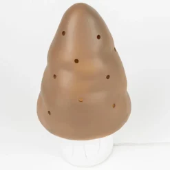 Petite lampe veilleuse champignon Chocolat