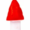 Petite lampe veilleuse champignon Rouge