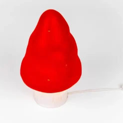 Petite lampe veilleuse champignon Rouge