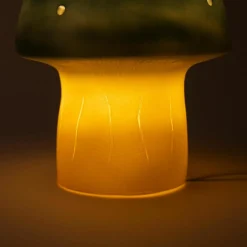 Petite lampe veilleuse champignon Naturel Bleu Sacrelle