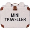 Petite valise Mini traveller Teddy écru