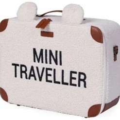 Petite valise Mini traveller Teddy écru
