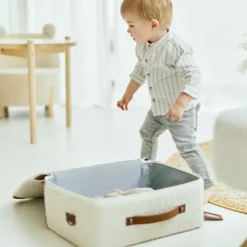 Petite valise Mini traveller Teddy écru