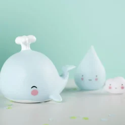 Petite veilleuse baleine (13 cm)