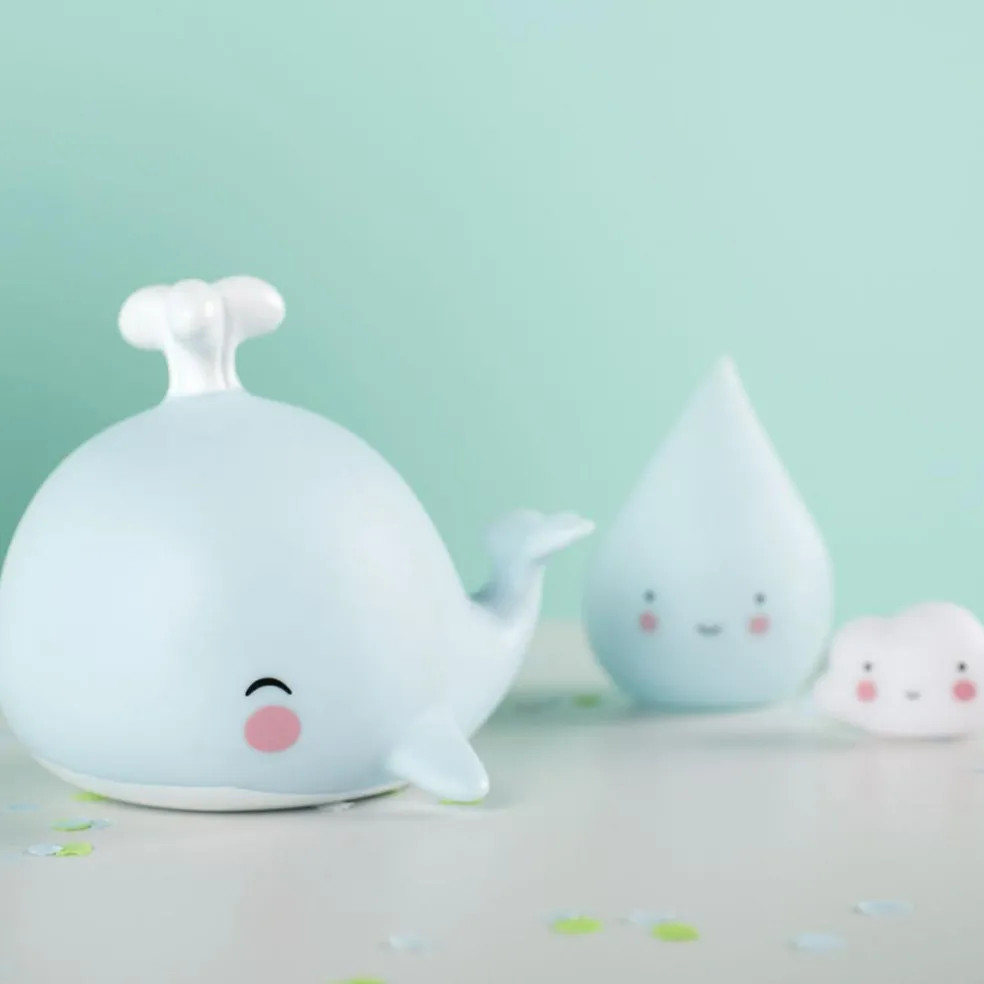 Petite veilleuse baleine (13 cm)