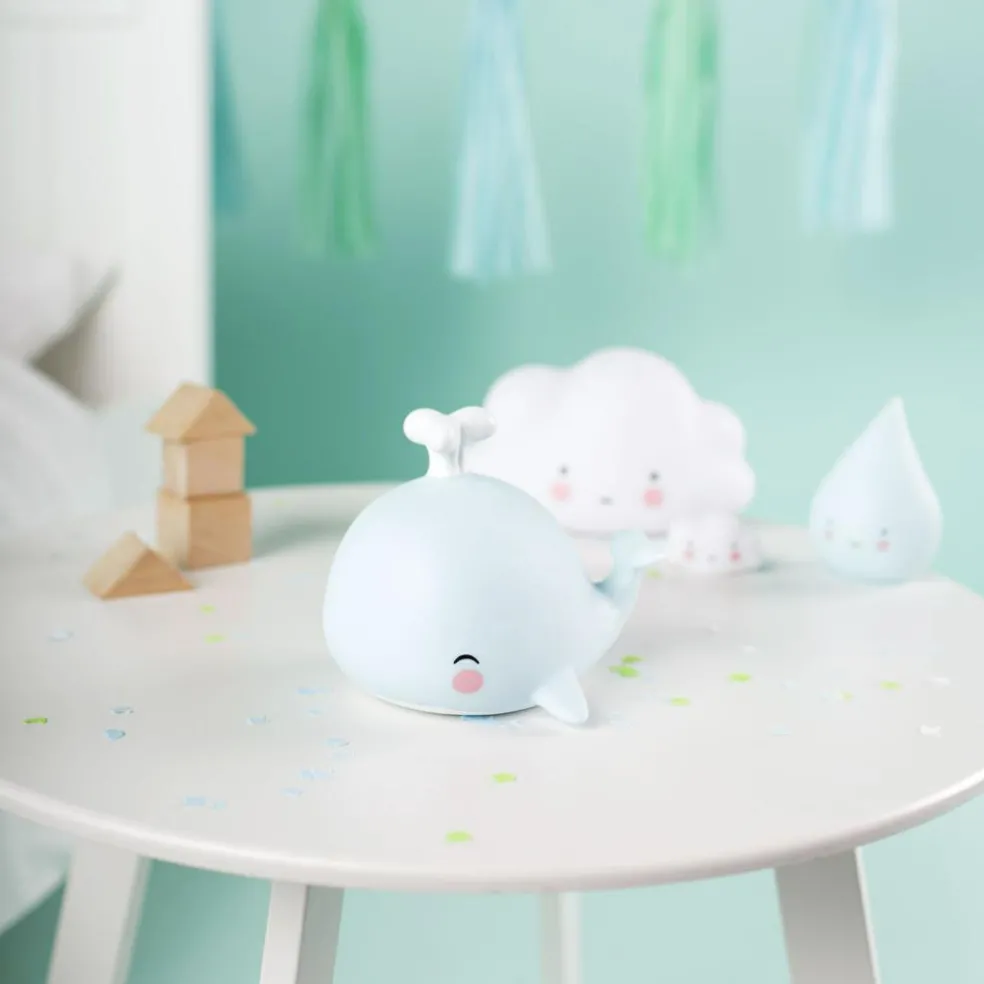 Petite veilleuse baleine (13 cm)