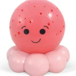 Petite veilleuse nomade bébé poulpe rose