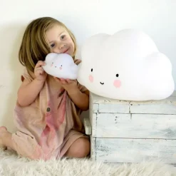 Petite veilleuse nuage blanc (16 cm)