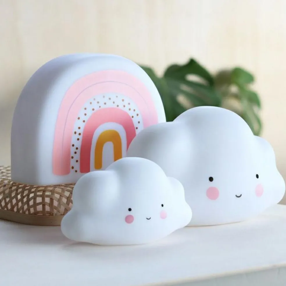 Petite veilleuse nuage blanc (16 cm)