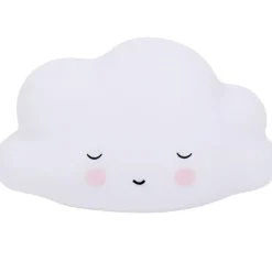 Petite veilleuse nuage blanc endormi (16 cm)