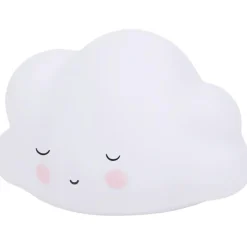 Petite veilleuse nuage blanc endormi (16 cm)
