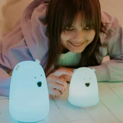 Petite veilleuse Ours S Bleue