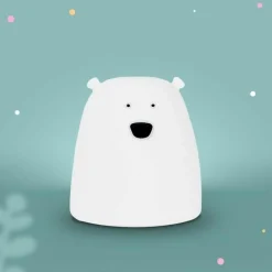Petite veilleuse Ours S Blanche
