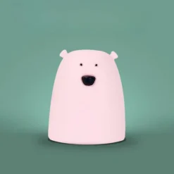 Petite veilleuse Ours S Rose
