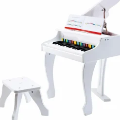Piano à queue électronique Deluxe blanc