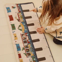 Piano textile d'apprentissage pour enfant