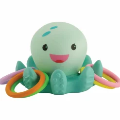Pieuvre de bain lumineuse avec anneaux