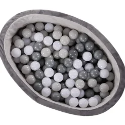 Piscine à balles grise