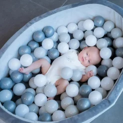 Piscine à balles grise