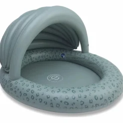 Piscine enfant avec auvent Léopard vert (100 cm)