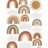 Planche de stickers A3 arc-en-ciel Cute Rainbows