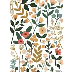 Planche de stickers A3 Colorful Flowers