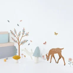 Planche de stickers A3 faon Woodland Animals