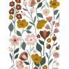 Planche de stickers A3 fleurs Pretty Flowers