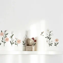 Planche de stickers A3 Fleurs sur tige