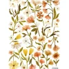 Planche de stickers A3 fleurs Vintage Flowers