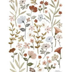 Planche de stickers A3 fleurs Small Refined Flowers