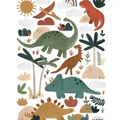 Planche de stickers A3 Great Dinosaurs