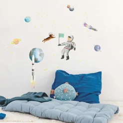 Planche stickers Espace (35 x 45 cm)