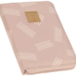 Pochette carnet de santé Casual Rayures rose