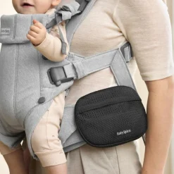 Pochette de rangement pour porte-bébé mesh noir