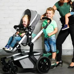 Poignée pour poussette Loopie vert