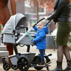 Poignée pour poussette Loopie bleu