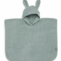Poncho de bain lapin Ash Green (1-4 ans)