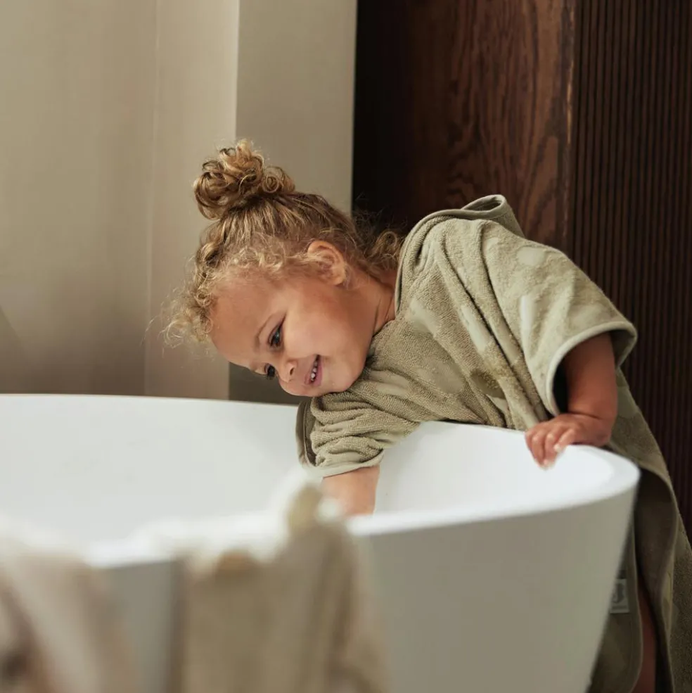 Poncho de bain Miffy Jacquard Olive Green (1-4 ans)