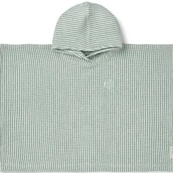 Poncho de bain Paco rayé Peppermint (1-2 ans)