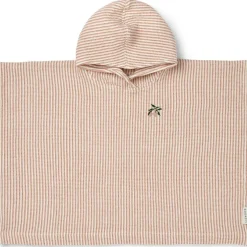 Poncho de bain Paco rayé Tuscany Rose (1-2 ans)